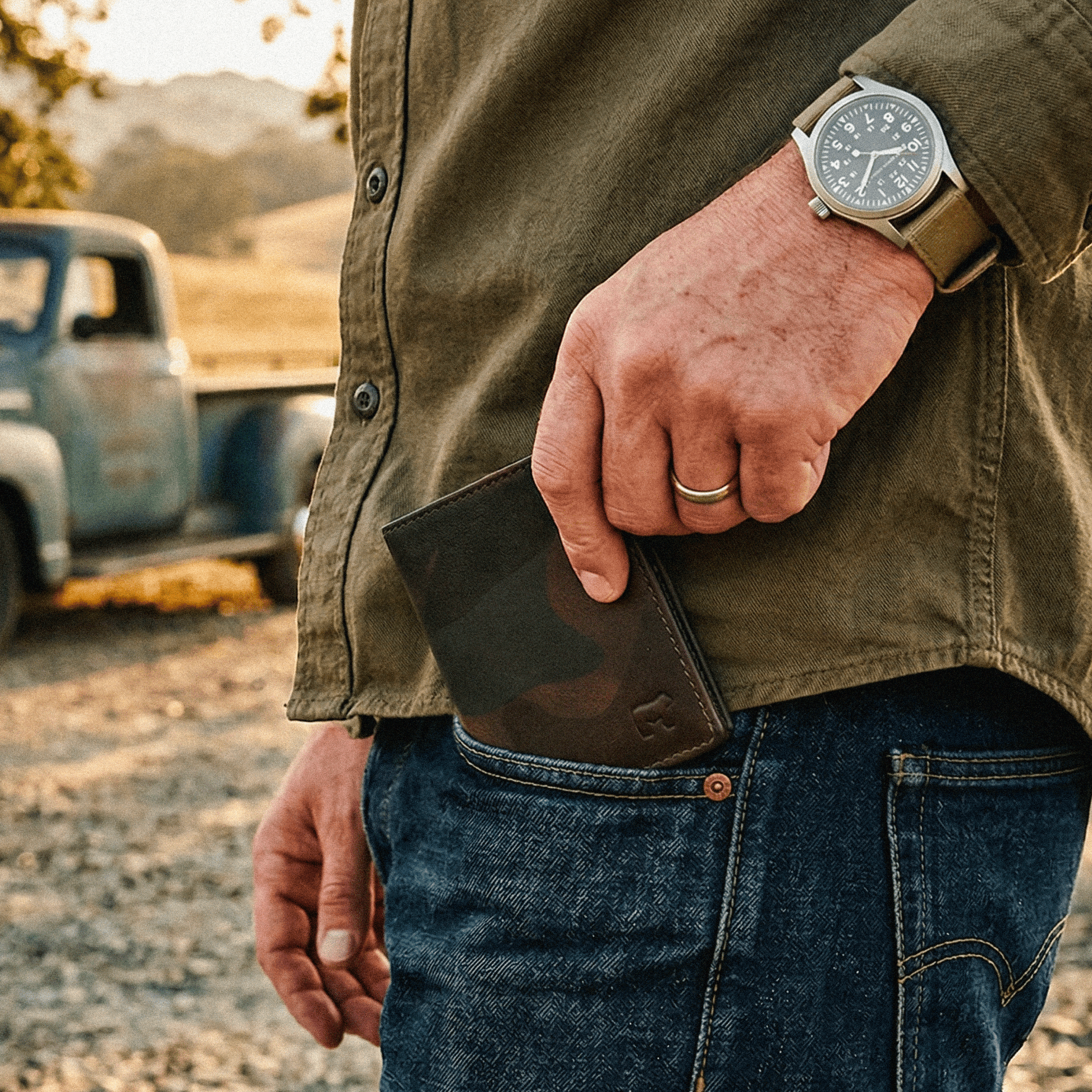 Military Front Pocket - Will Leather Goods