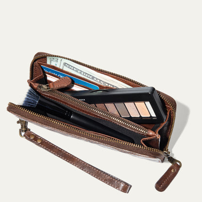 Corfu Zip Around Clutch