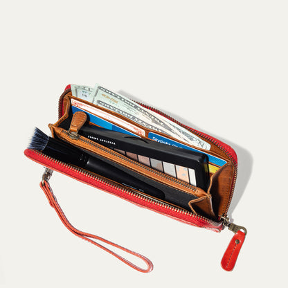 Corfu Zip Around Clutch