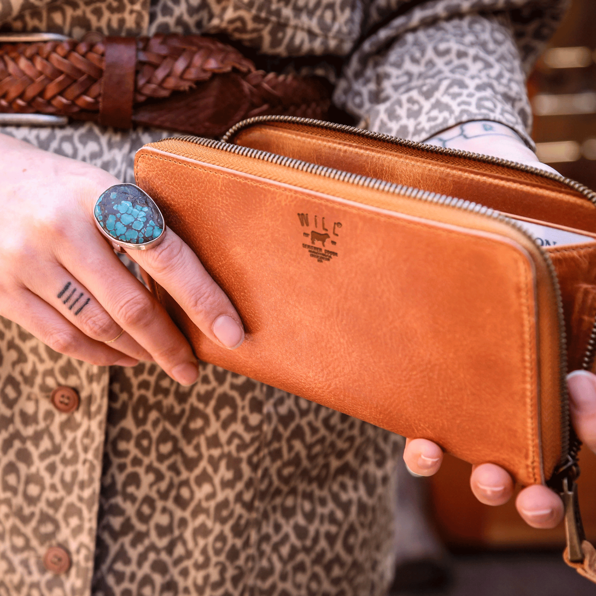 Zip Around Clutch - Will Leather Goods