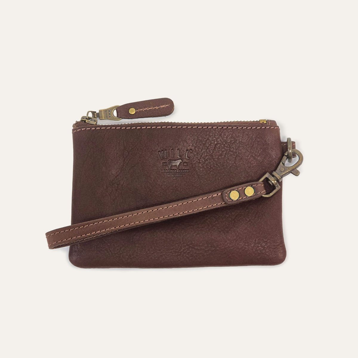 Zip Pouch Small W/ Wristlet - Will Leather Goods