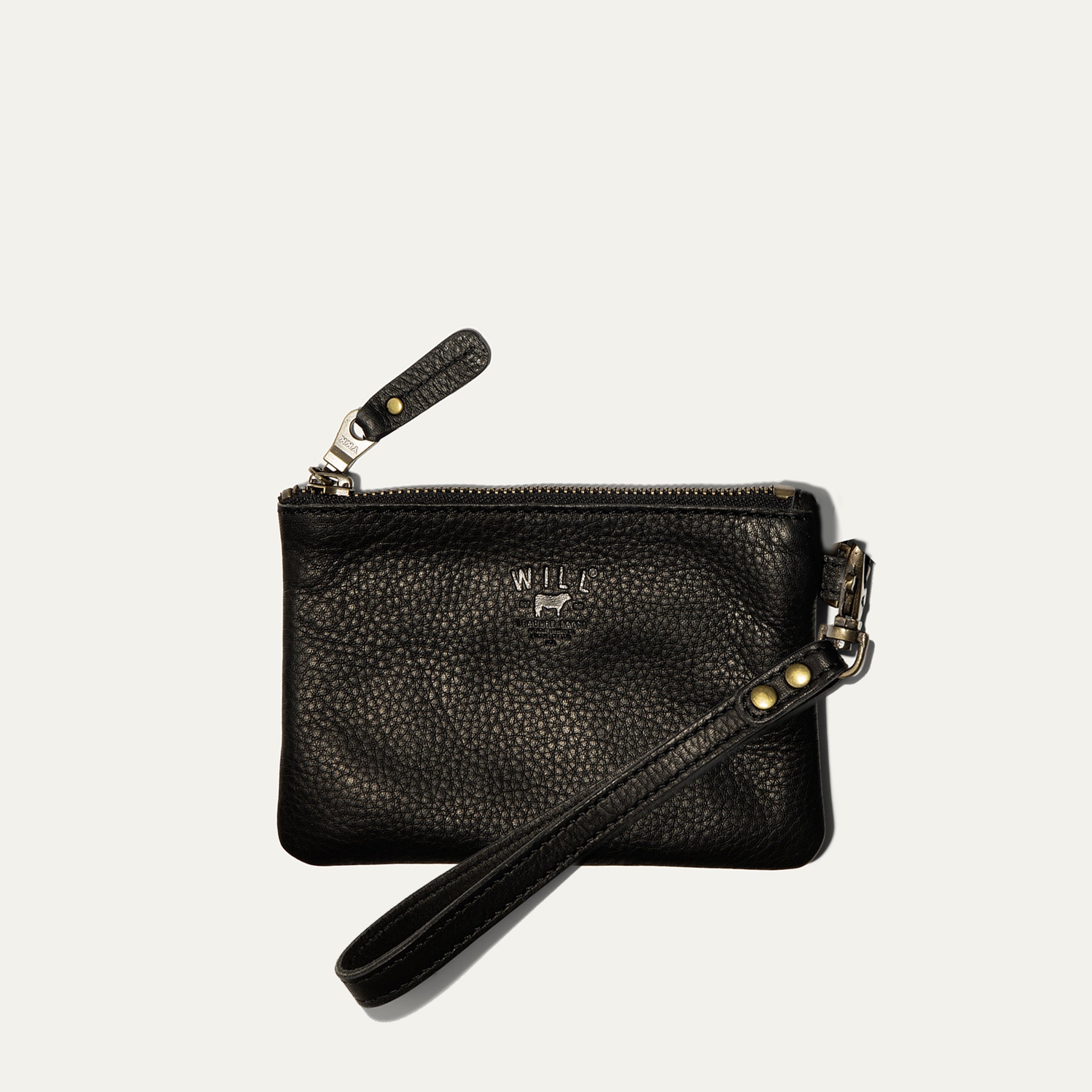 ZIP POUCH WITH WRISTLET – Will Leather Goods