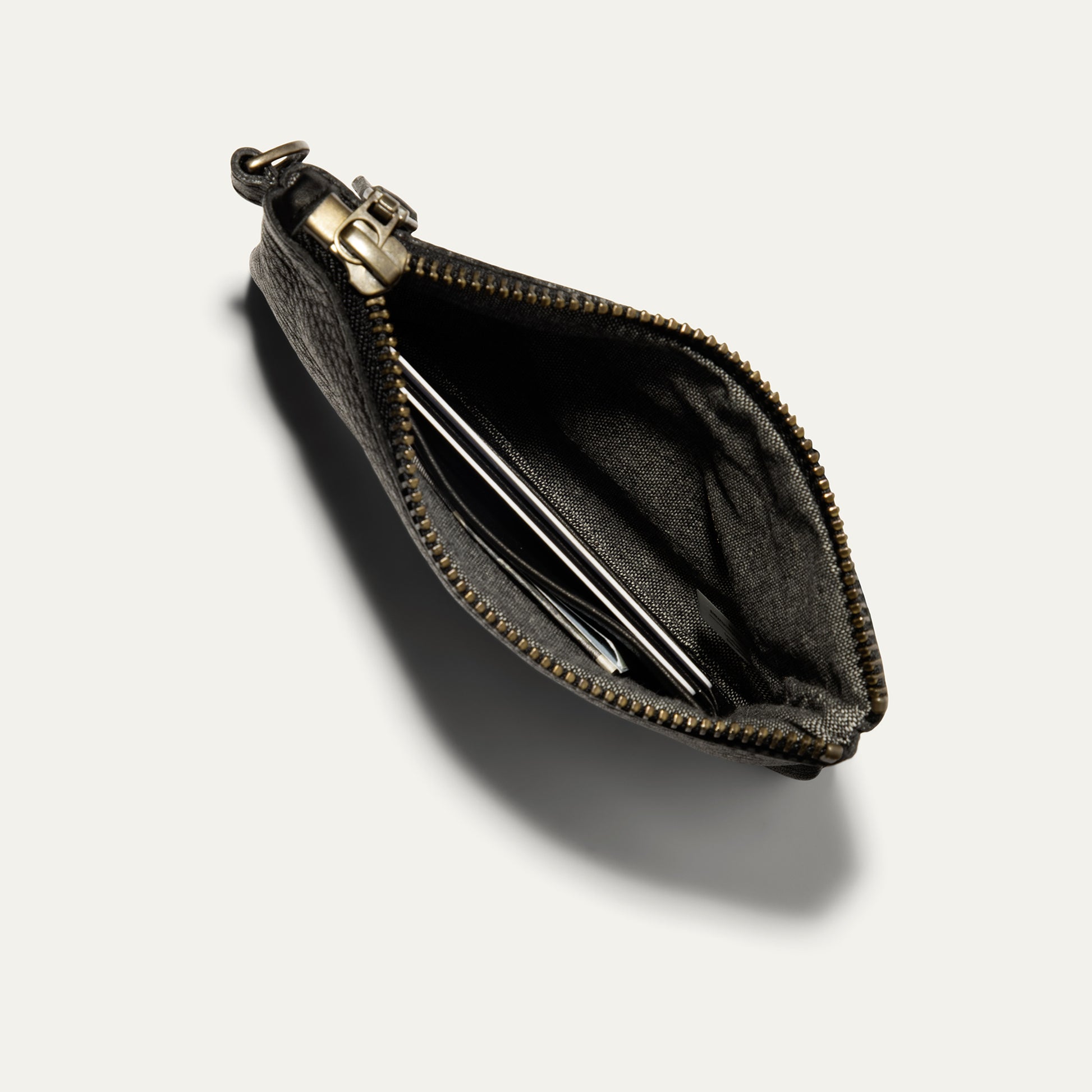 ZIP POUCH WITH WRISTLET - Will Leather Goods