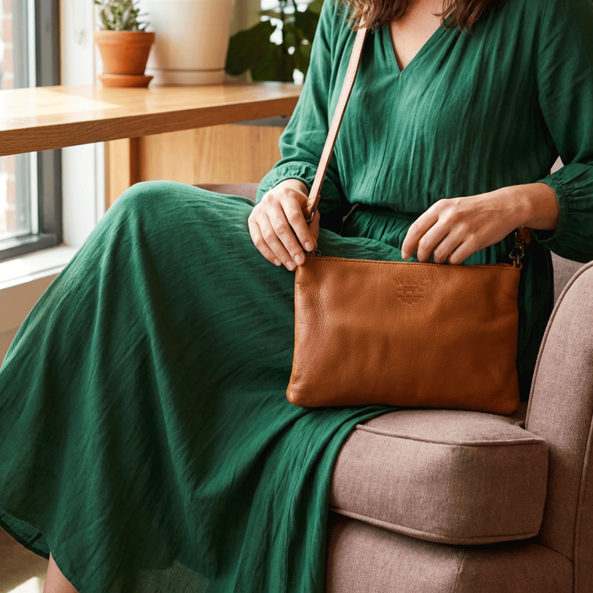 Zip Pouch Crossbody - Will Leather Goods
