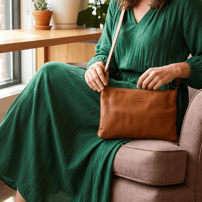 Zip Pouch Crossbody - Will Leather Goods