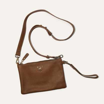 Zip Pouch Medium W/ Crossbody - Will Leather Goods