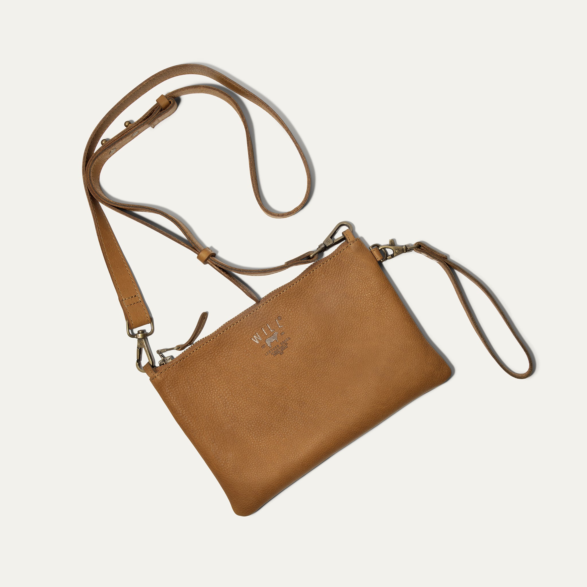 Zip Pouch Medium Crossbody - Will Leather Goods