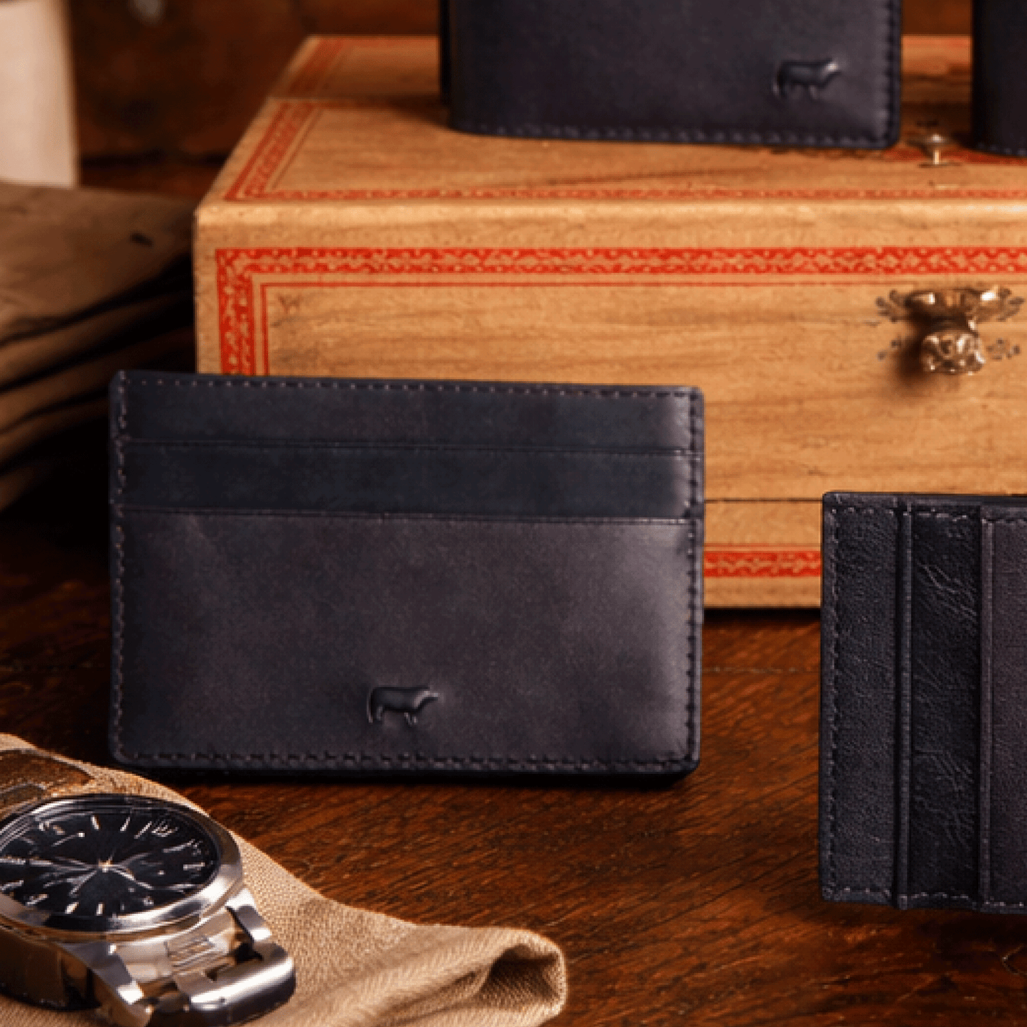 Card Case Noir - Will Leather Goods