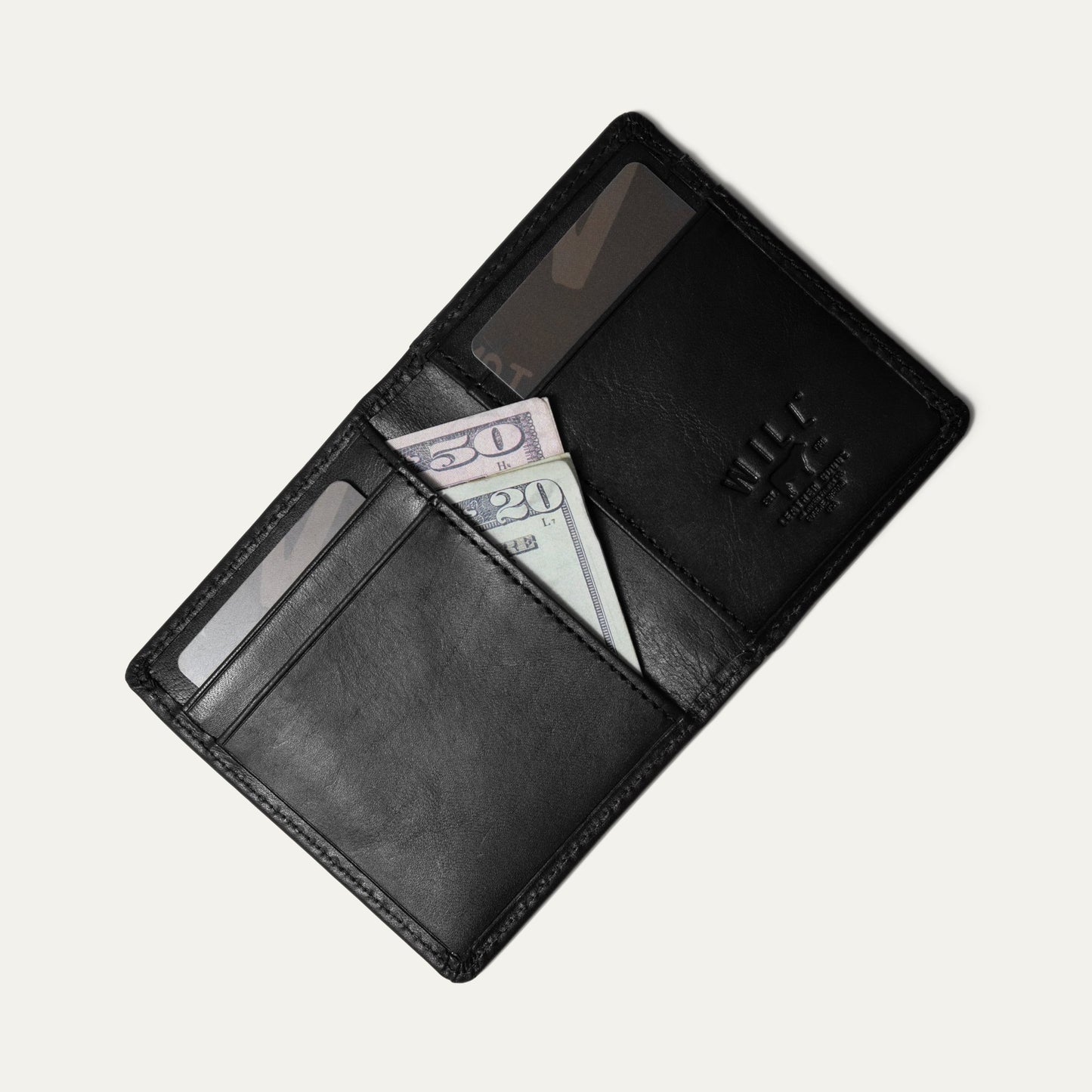 Front Pocket Noir - Will Leather Goods