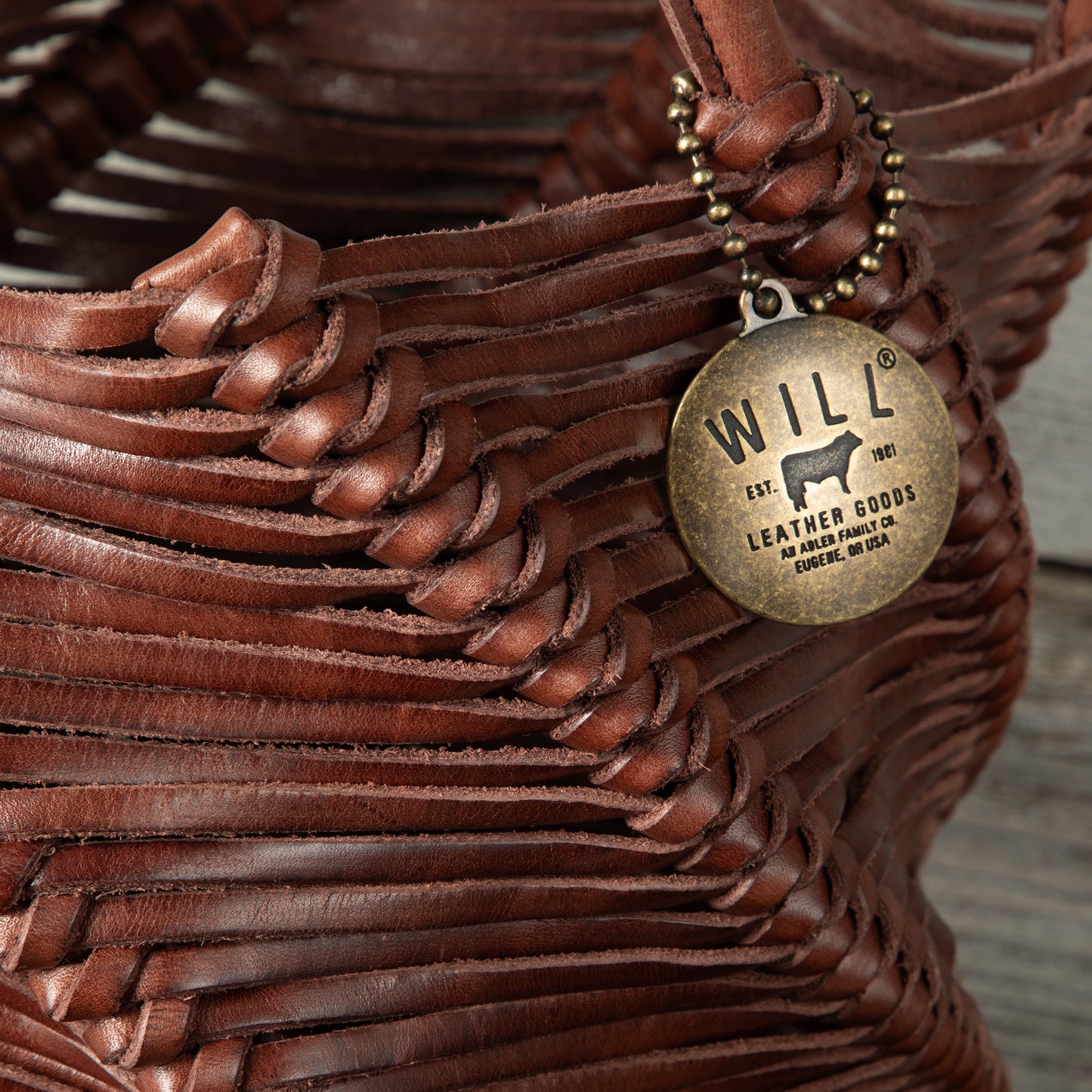 Artisan Hand Laced Bucket Bag