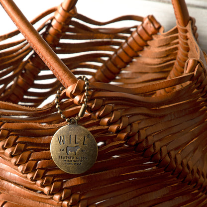 Artisan Hand Laced Bucket Bag