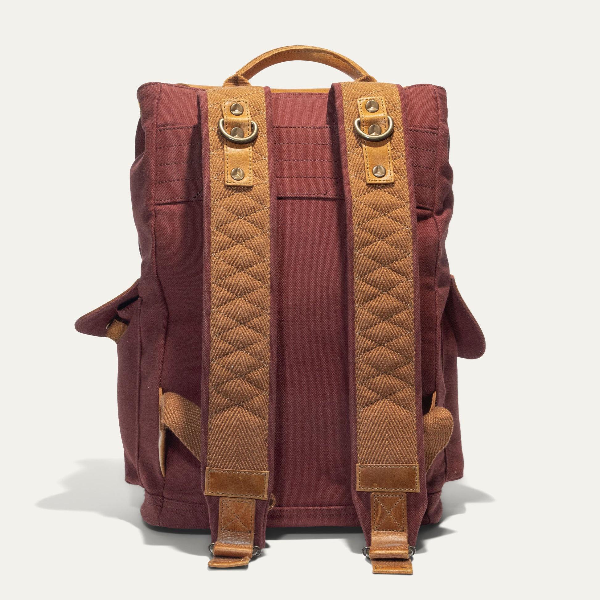ben sherman leather-trimmed twill backpack Lennon Canvas & Leather Backpack – Will Leather Goods