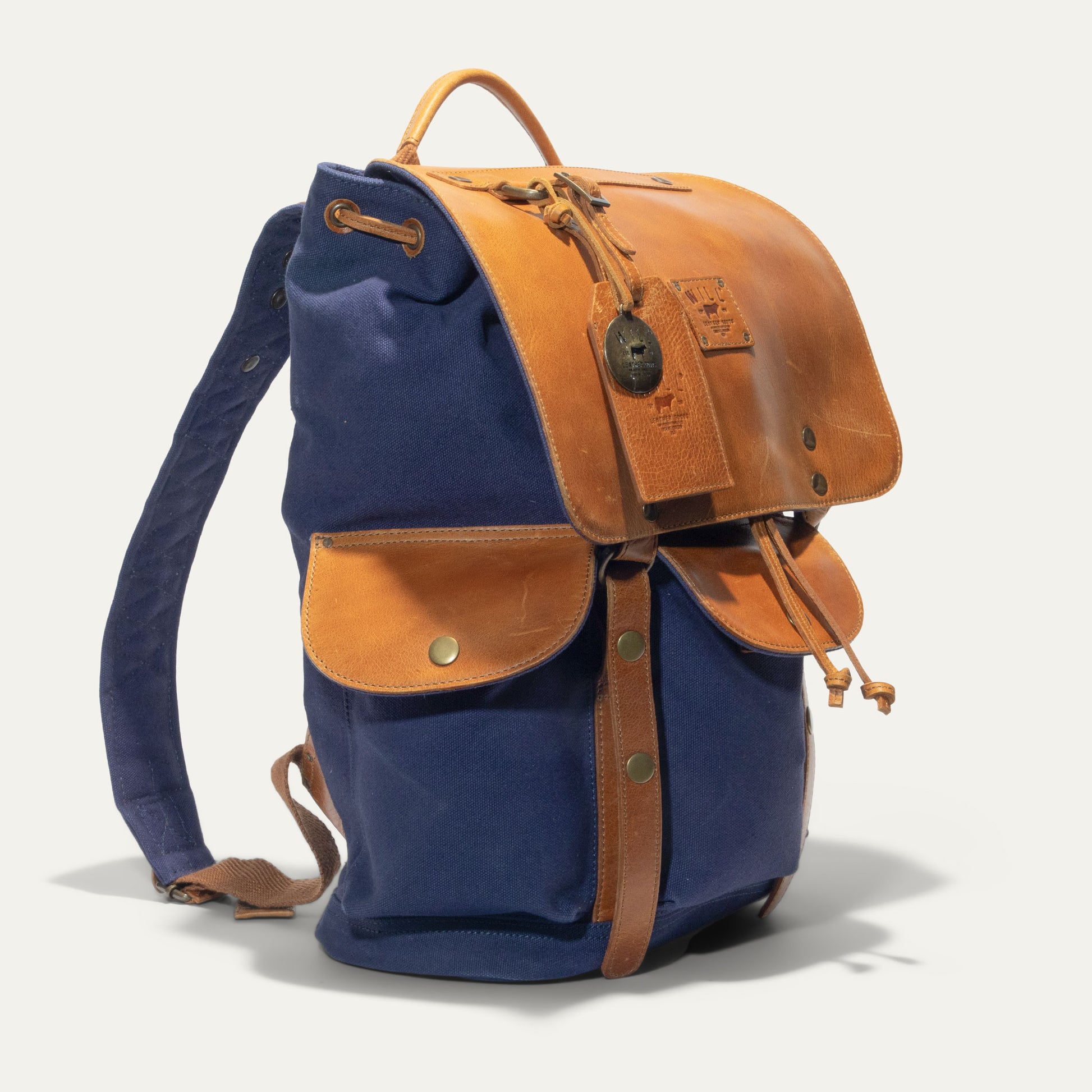 bill roms canvas and leather backpack Lennon Canvas & Leather Backpack – Will Leather Goods