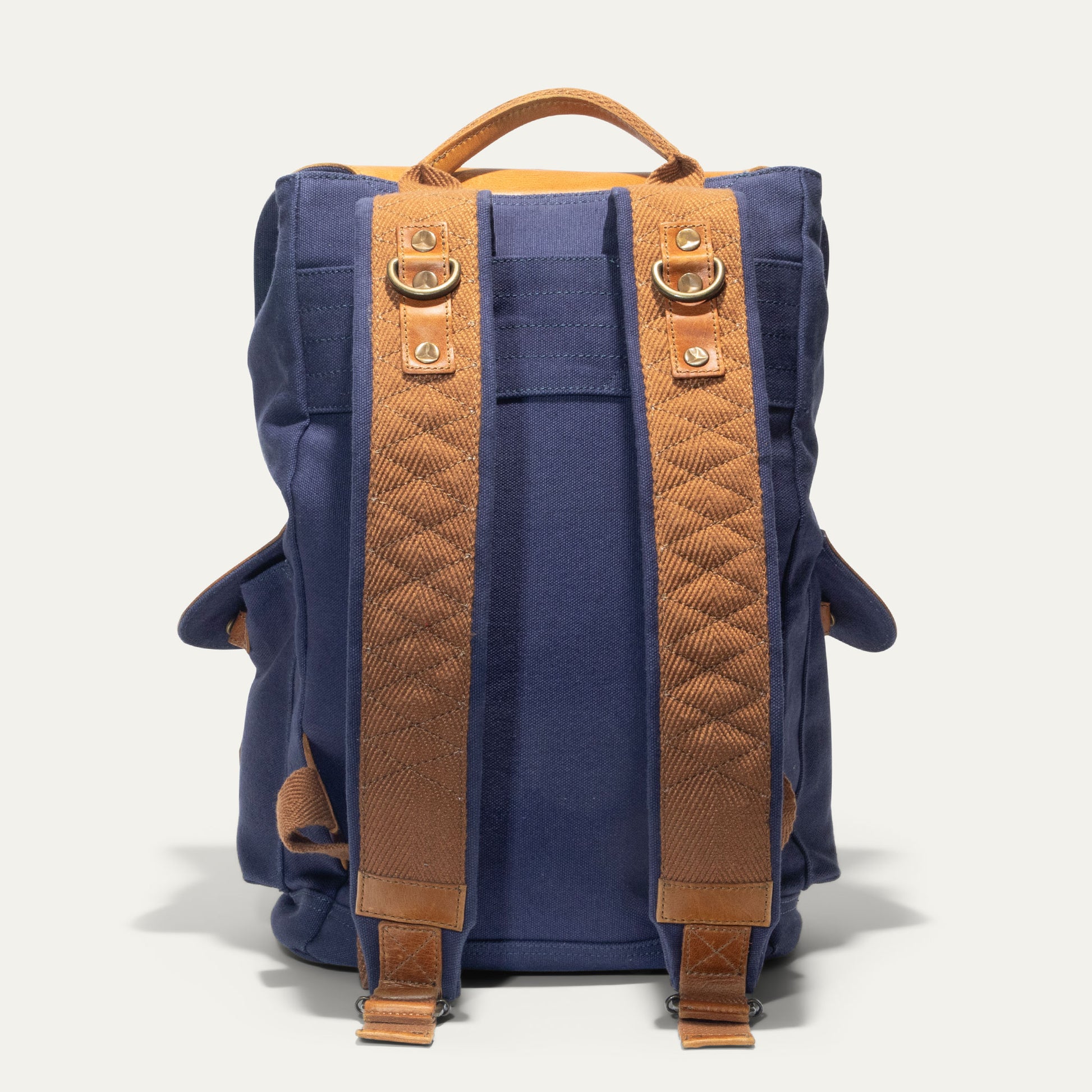 Lennon Canvas & Leather Backpack – Will Leather Goods Lennon Canvas & Leather Backpack – Will Leather Goods