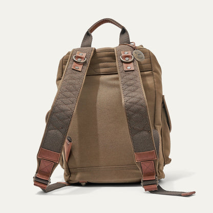 Lennon Canvas & Leather Backpack - Will Leather Goods