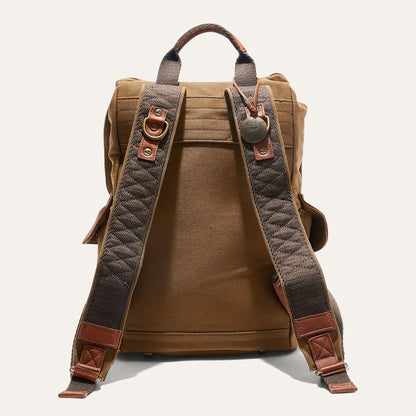 Lennon Canvas & Leather Backpack - Will Leather Goods