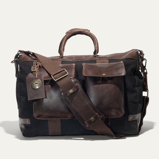 Canvas & Leather Travel Duffle - Will Leather Goods
