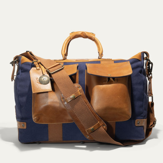 Canvas & Leather Travel Duffle - Will Leather Goods