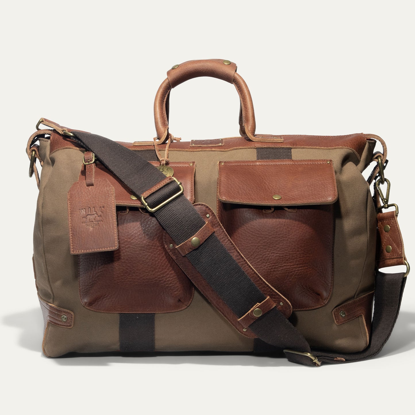 Canvas & Leather Travel Duffle