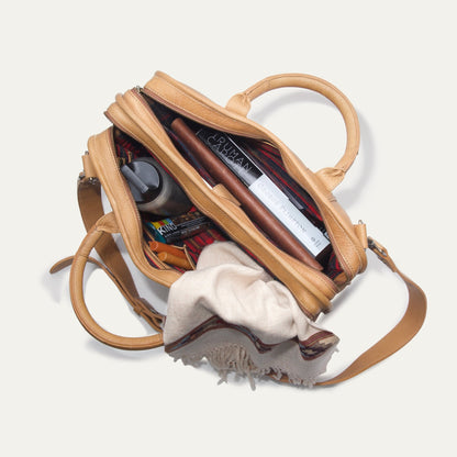 Hank Double Zip Briefcase - Will Leather Goods