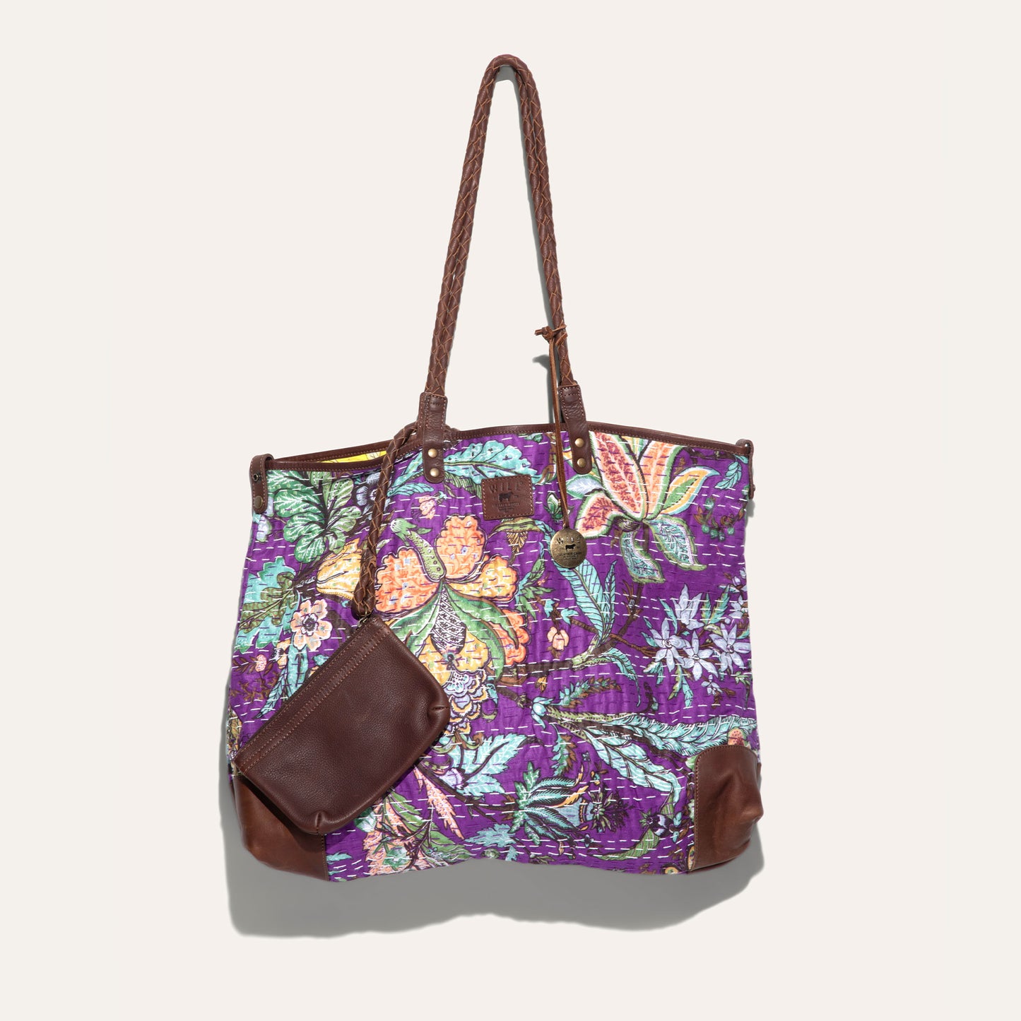 Kantha Reversible Quilted Tote