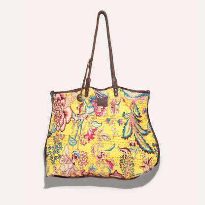 Kantha Reversible Quilted Tote