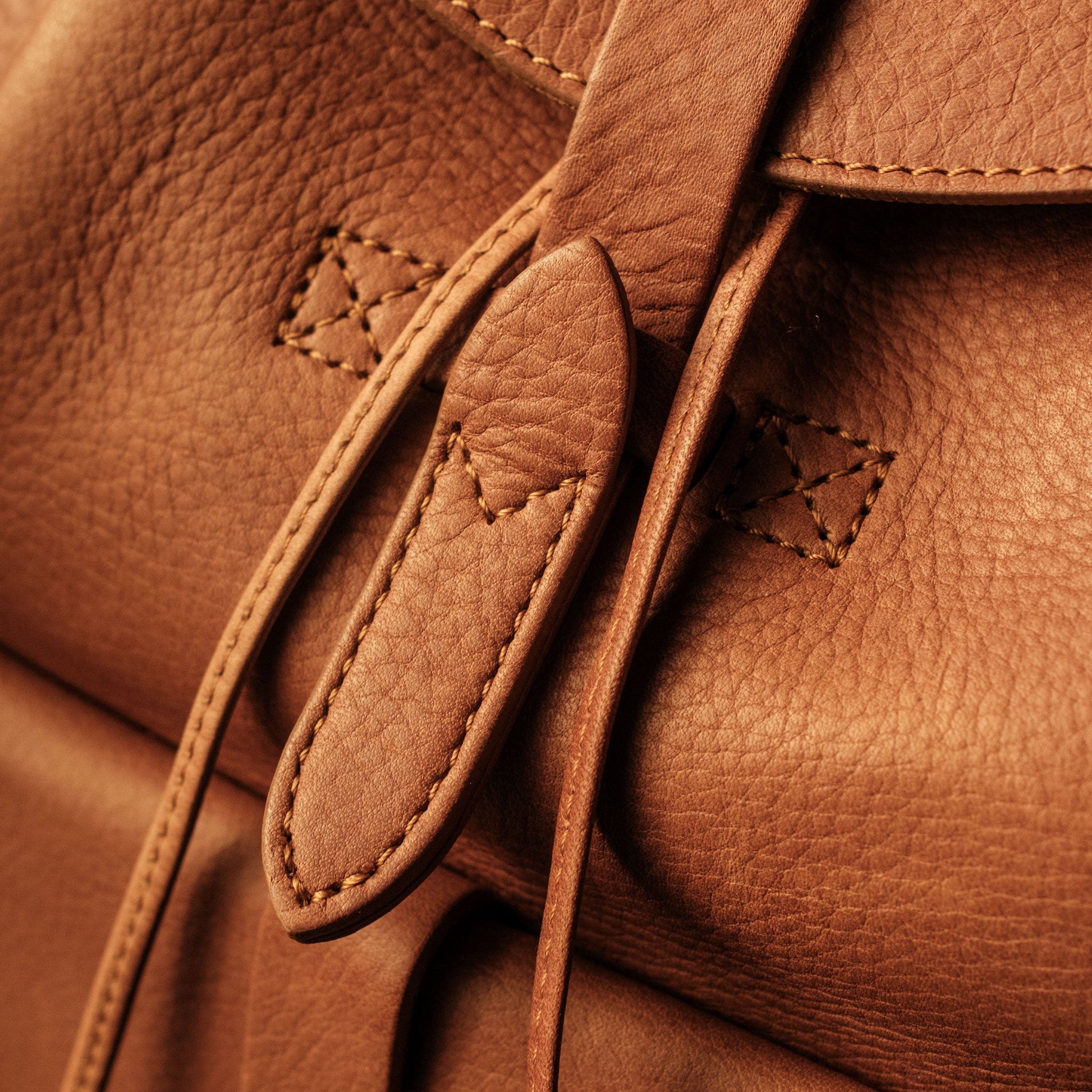 Rainier Backpack - Black & Cognac