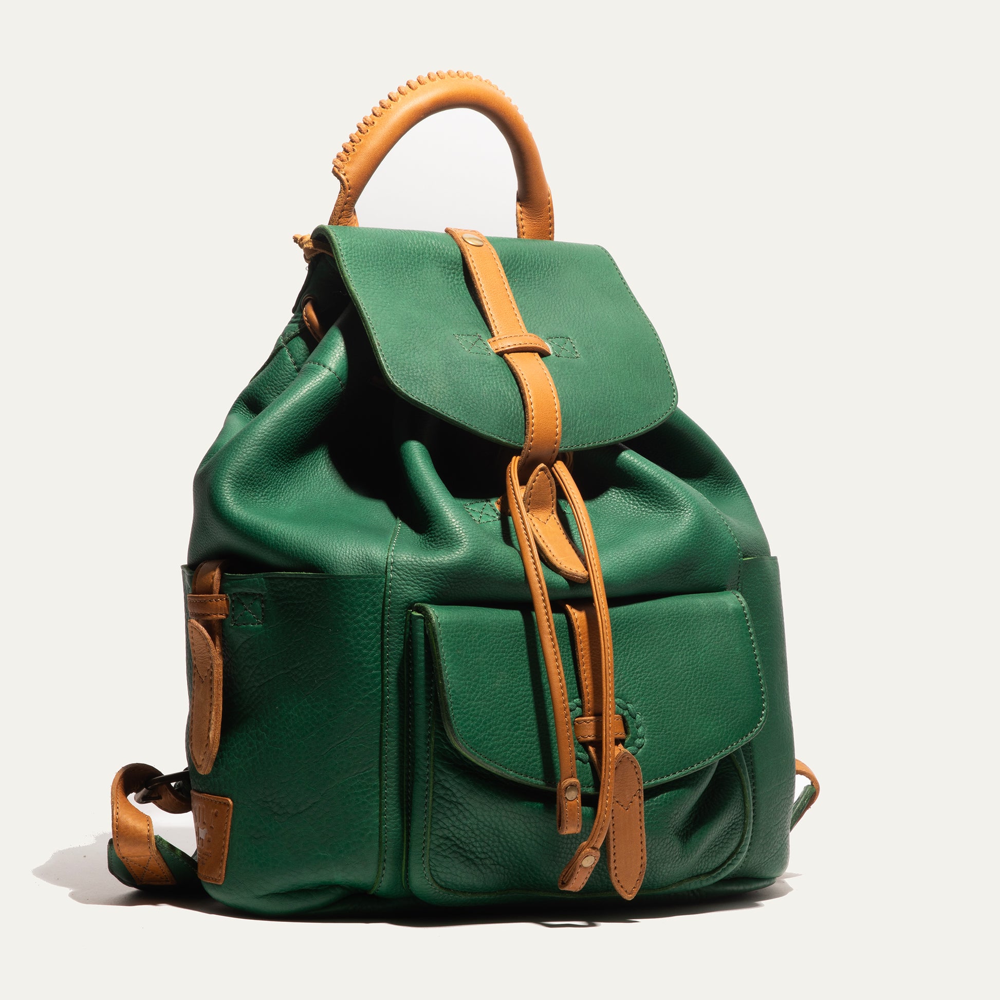 Rainier Backpack - Black & Cognac
