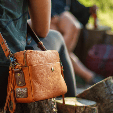 Everyday Double Zip Leather Crossbody - Will Leather Goods