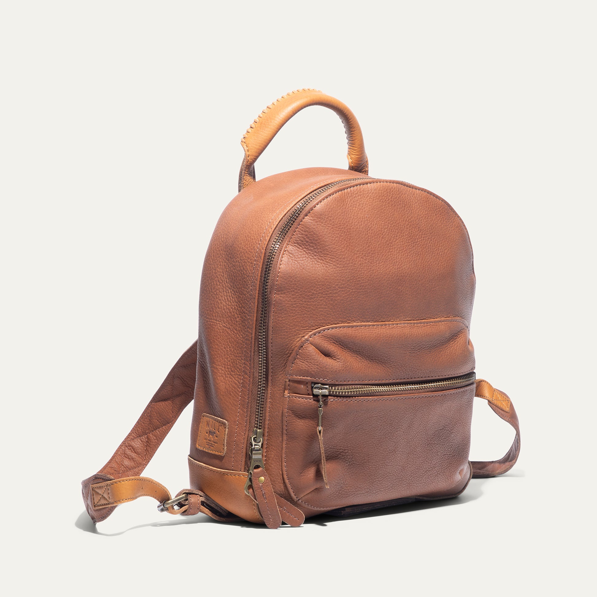 bellino leather mini backpack Mini Journey Backpack - TURQUOISE/TAN