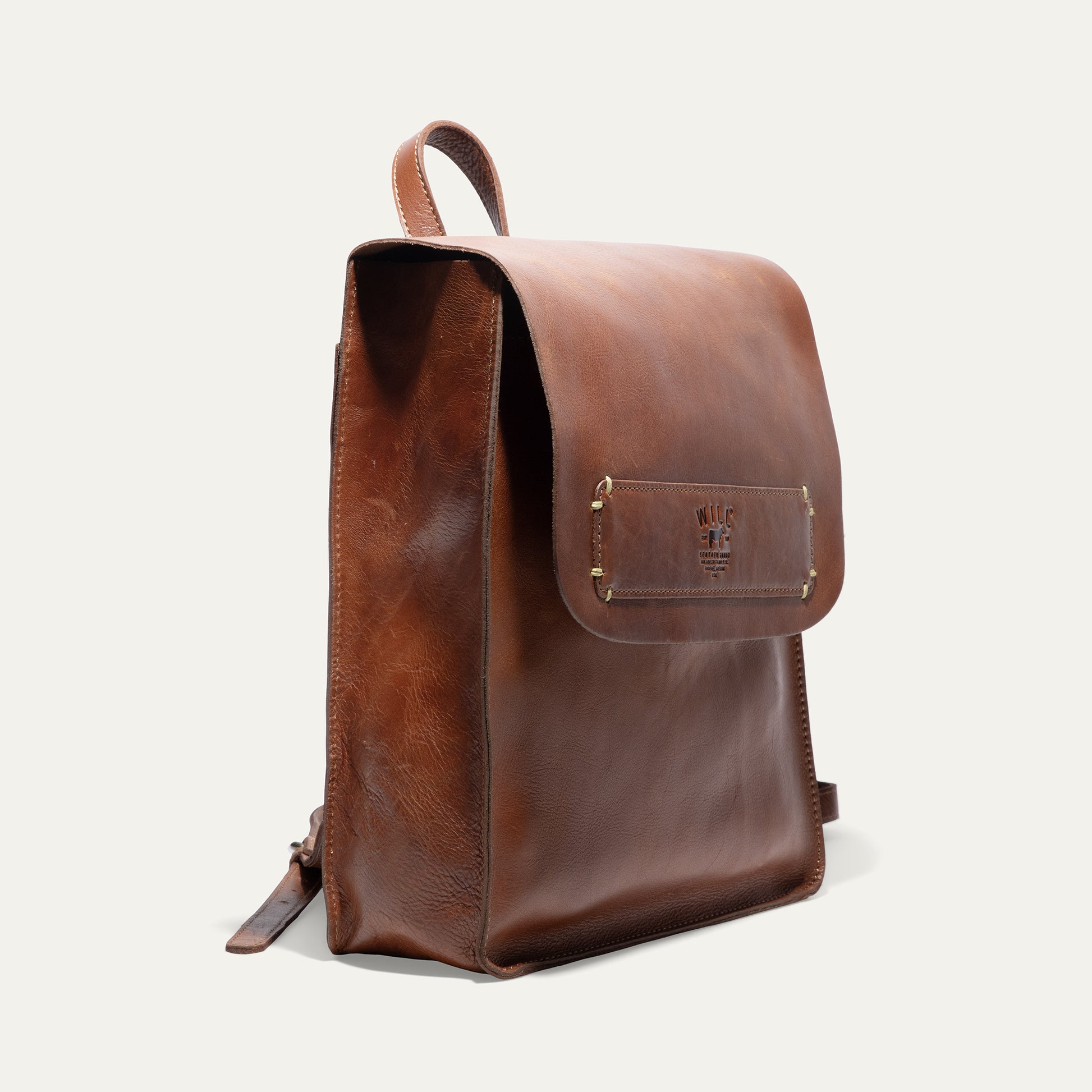 dark brown leather backpack simple Simple Backpack – Will Leather Goods