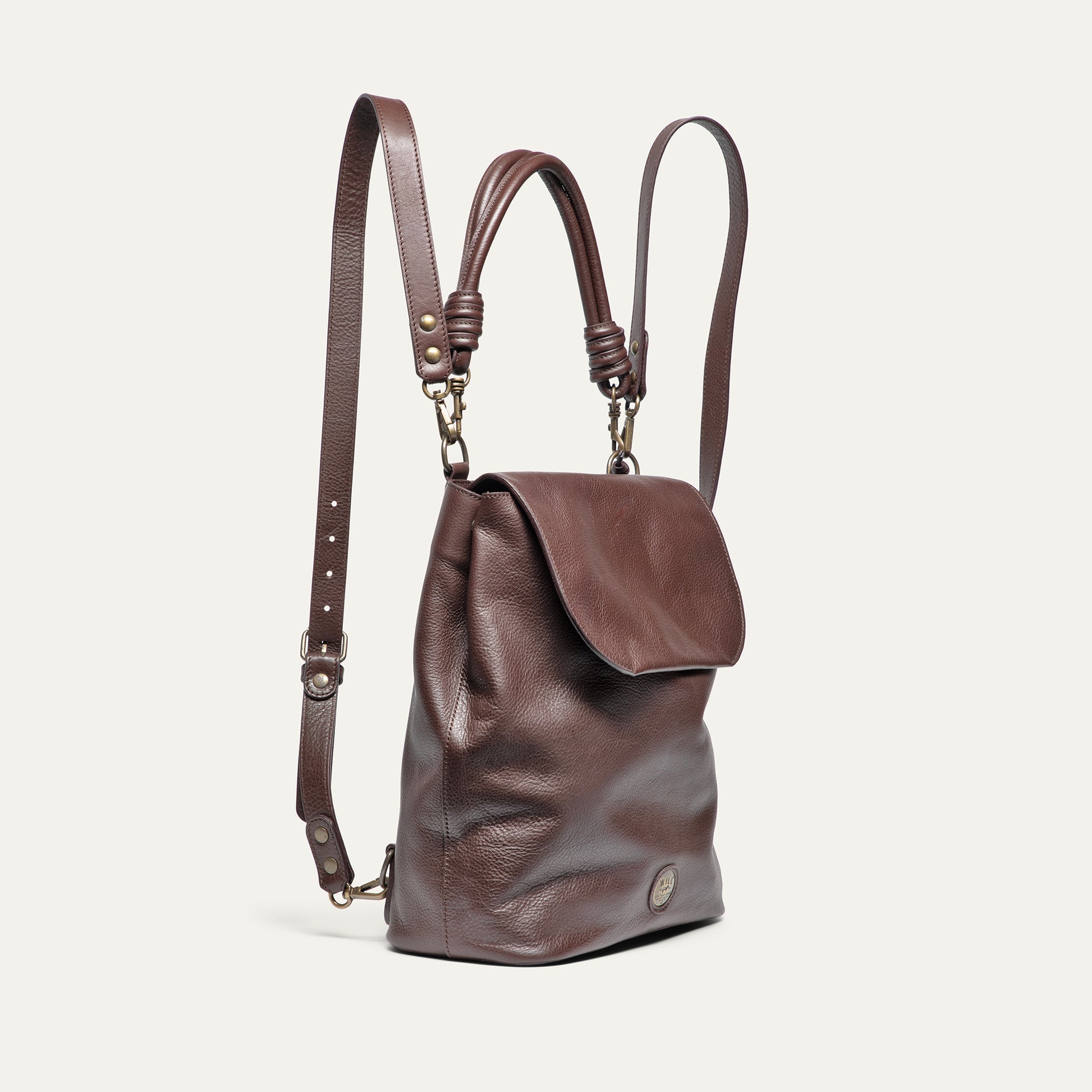 backpack italian leather TL Soft | Hammered Leather Italian Leather Backpack - The