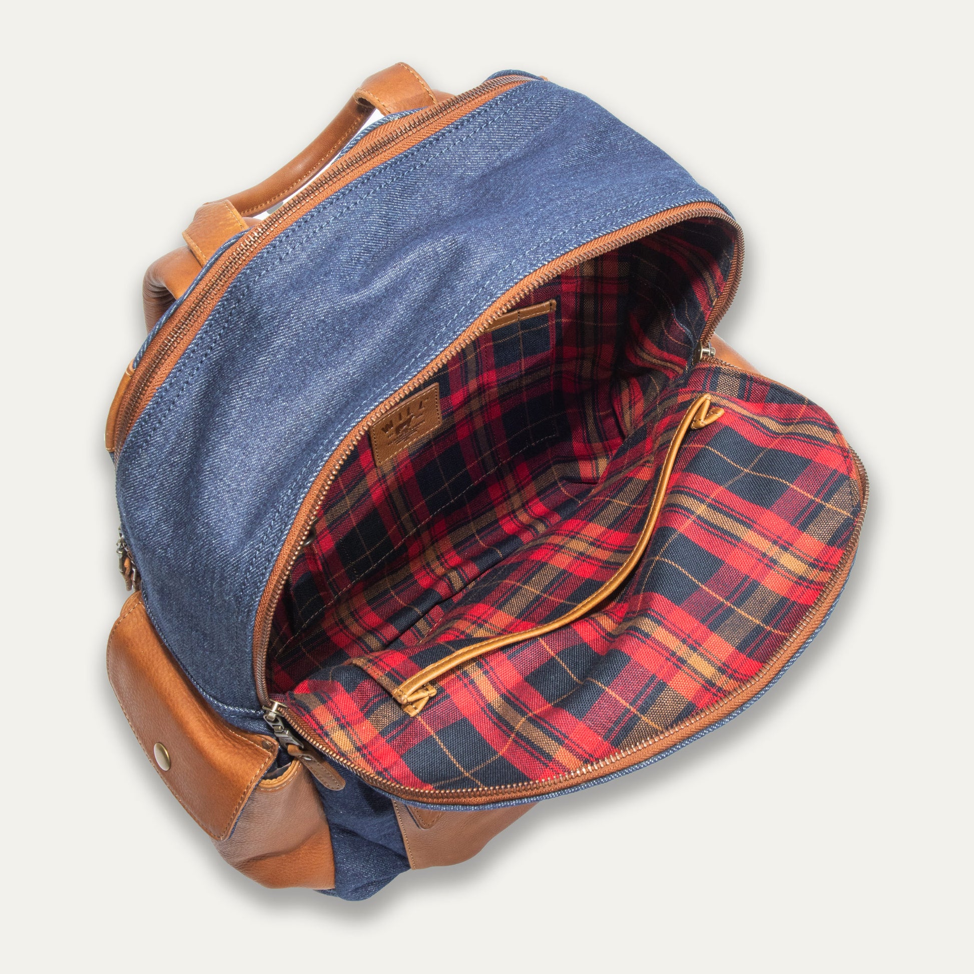 city leather trimmed canvas backpack Canvas & Leather Backpack – Will Leather Goods