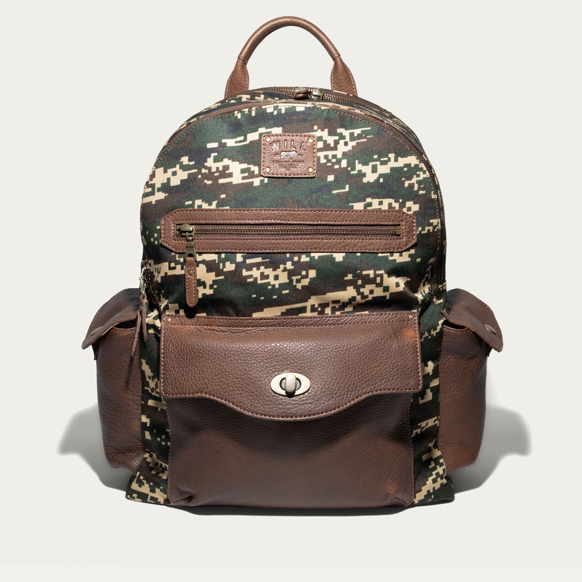 brothers leather supply co canvas windy city backpack KW Brooks Brothers Adjustable padded shoulder straps (45 Windy City Wizard Backpack