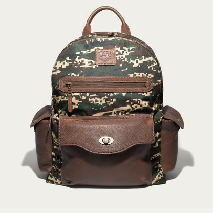 camo leather backpack The Andes Backpack, Army Green Italian organizing your belongings has never been easier Field Backpack - Camo