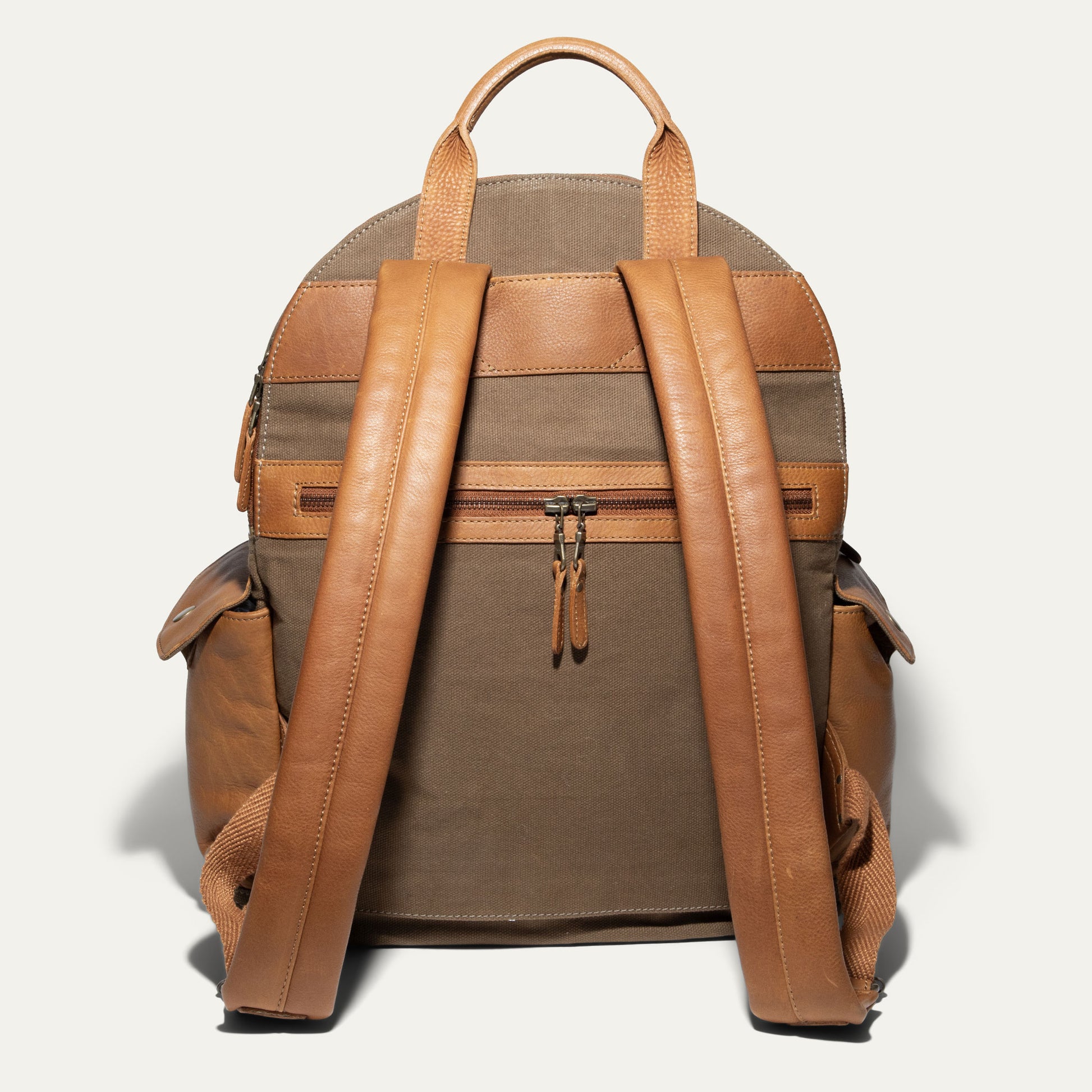 Canvas & Leather Backpack – Will Leather Goods Canvas & Leather Backpack – Will Leather Goods