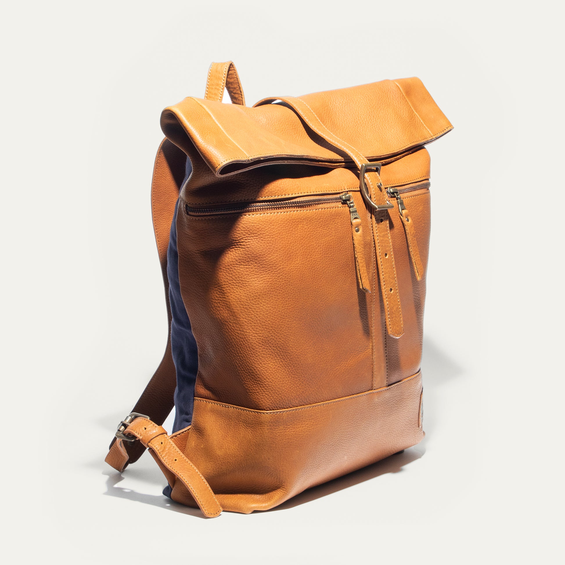 backpack leather unisex roll brand Roll Top Backpack – Will Leather Goods