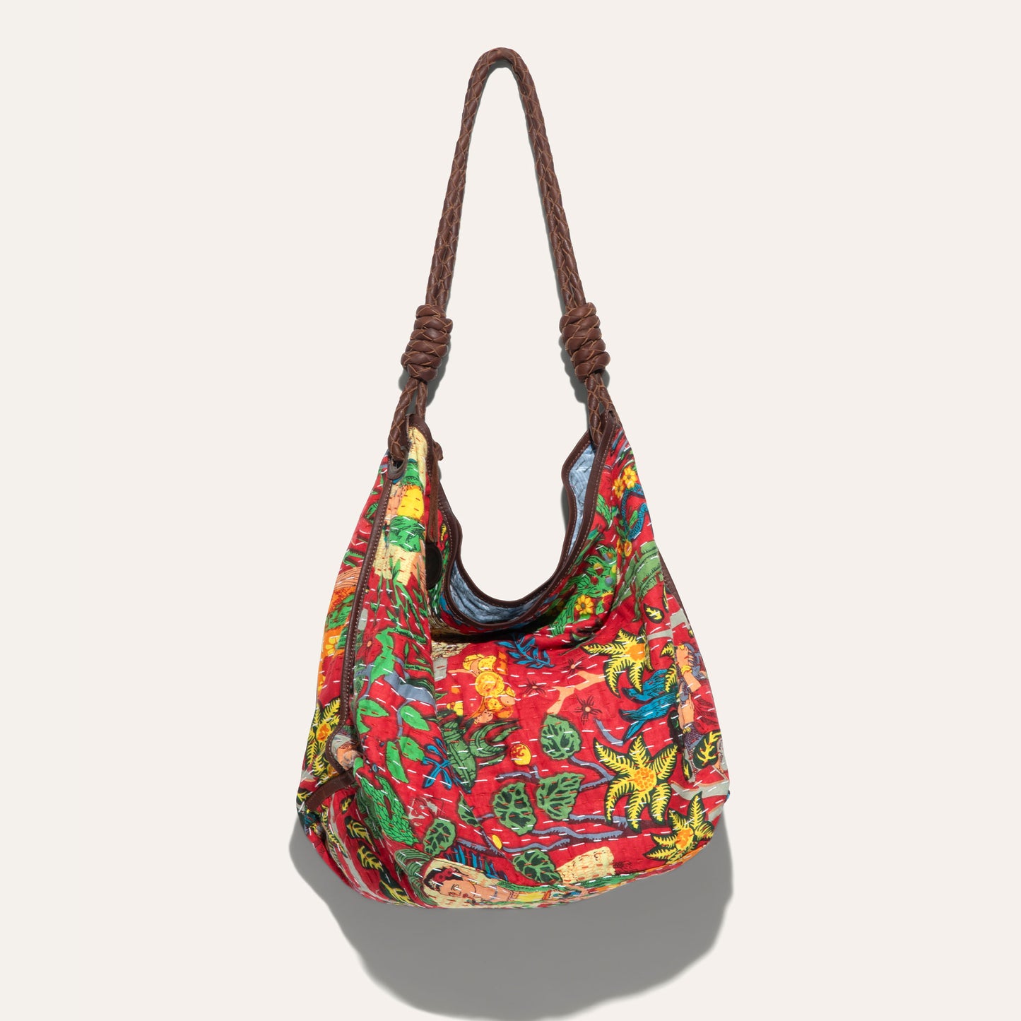 Kantha Reversible Quilted Hobo