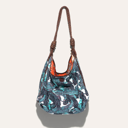 Kantha Reversible Quilted Hobo