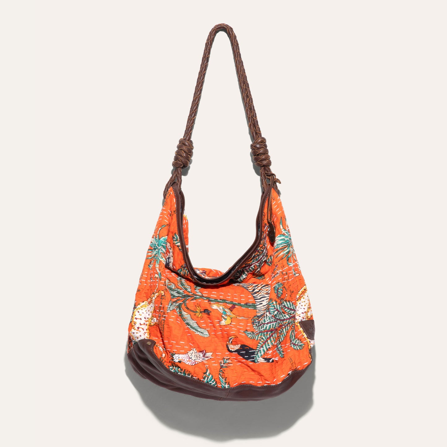 Kantha Reversible Quilted Hobo