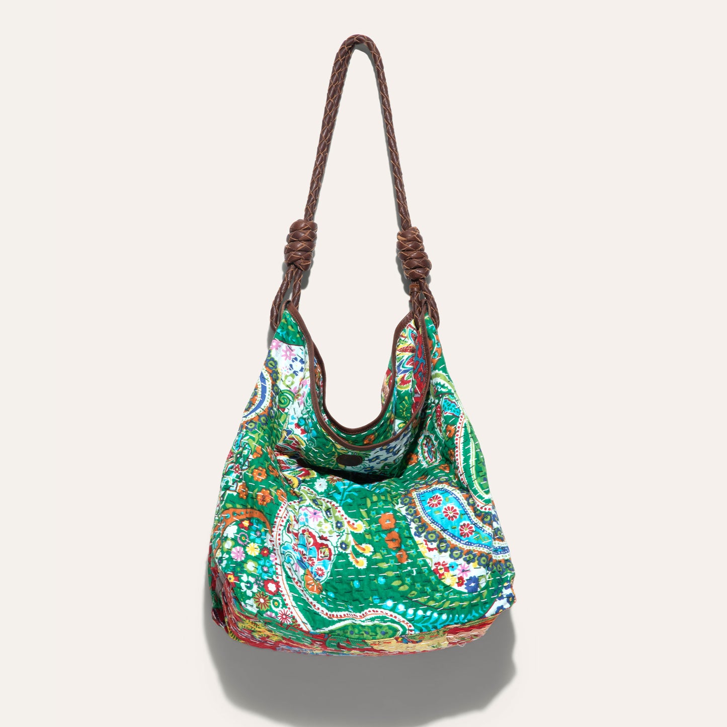 Kantha Reversible Quilted Hobo