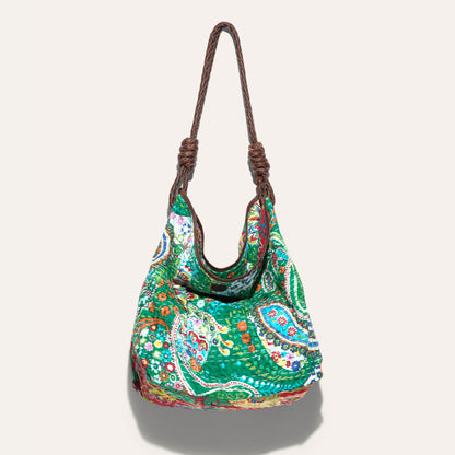 Kantha Reversible Quilted Hobo