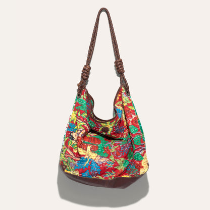 Kantha Reversible Quilted Hobo