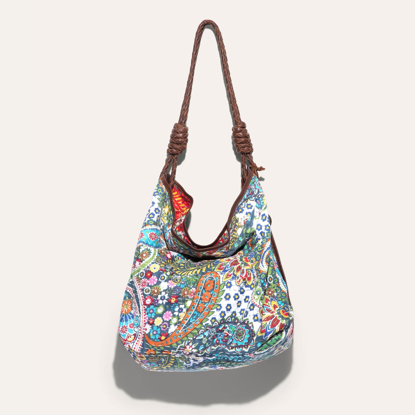 Kantha Reversible Quilted Hobo