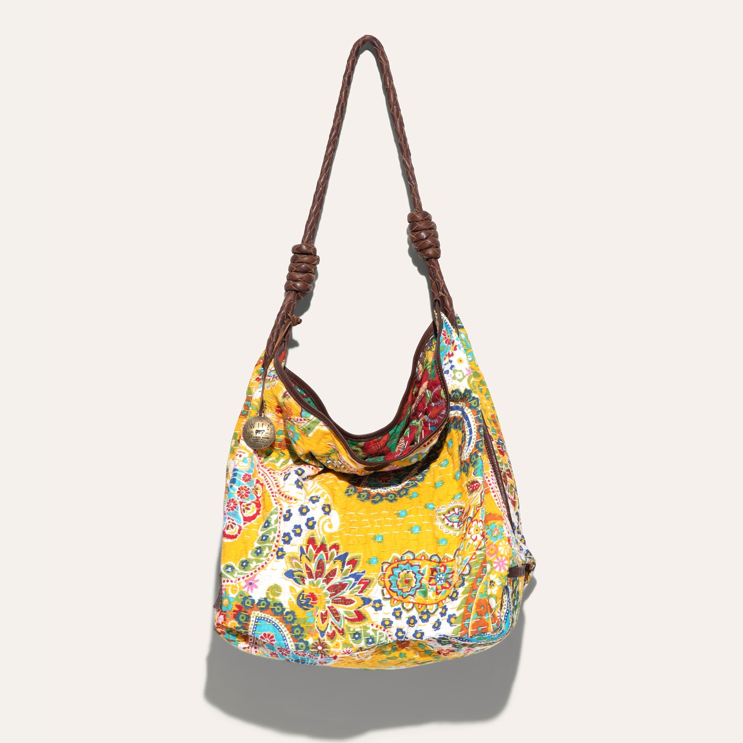 Kantha Reversible Quilted Hobo