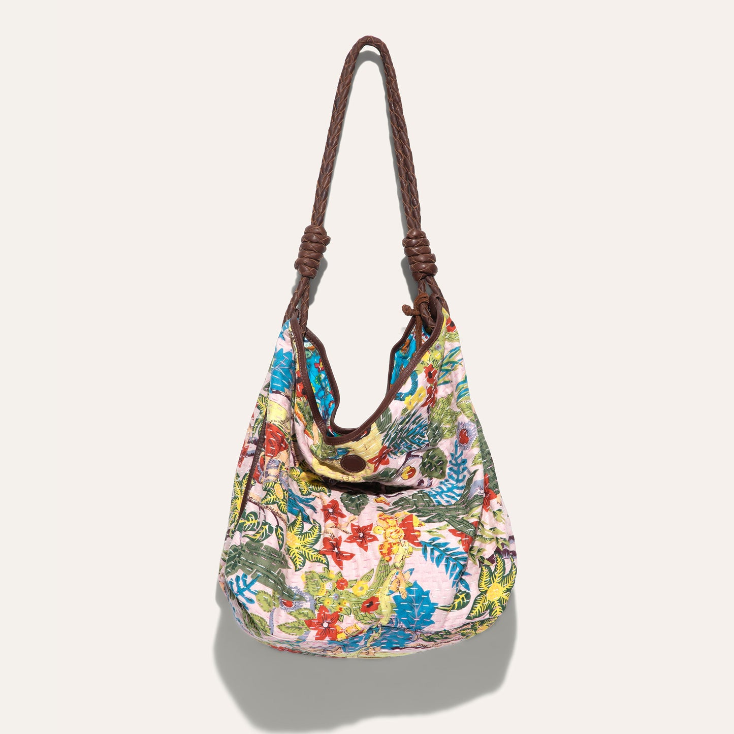 Kantha Reversible Quilted Hobo
