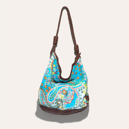 Kantha Reversible Quilted Hobo
