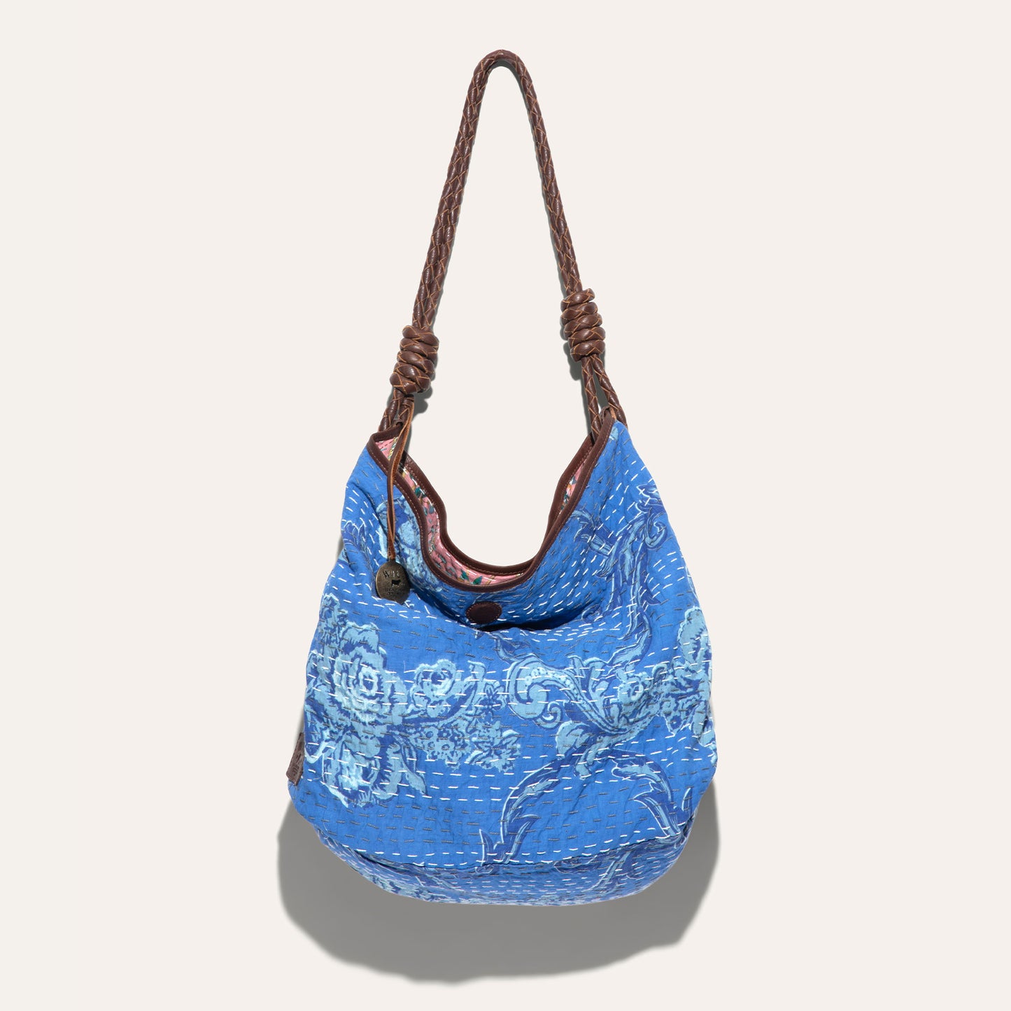 Kantha Reversible Quilted Hobo