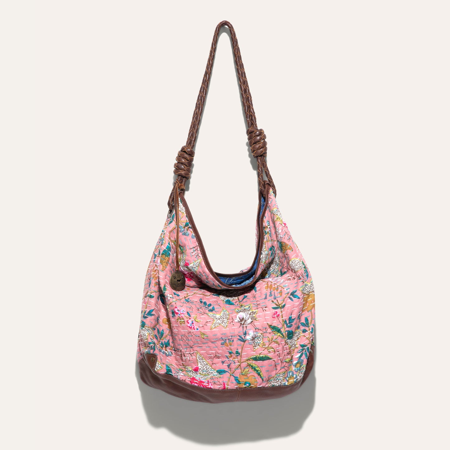 Kantha Reversible Quilted Hobo