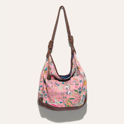 Kantha Reversible Quilted Hobo